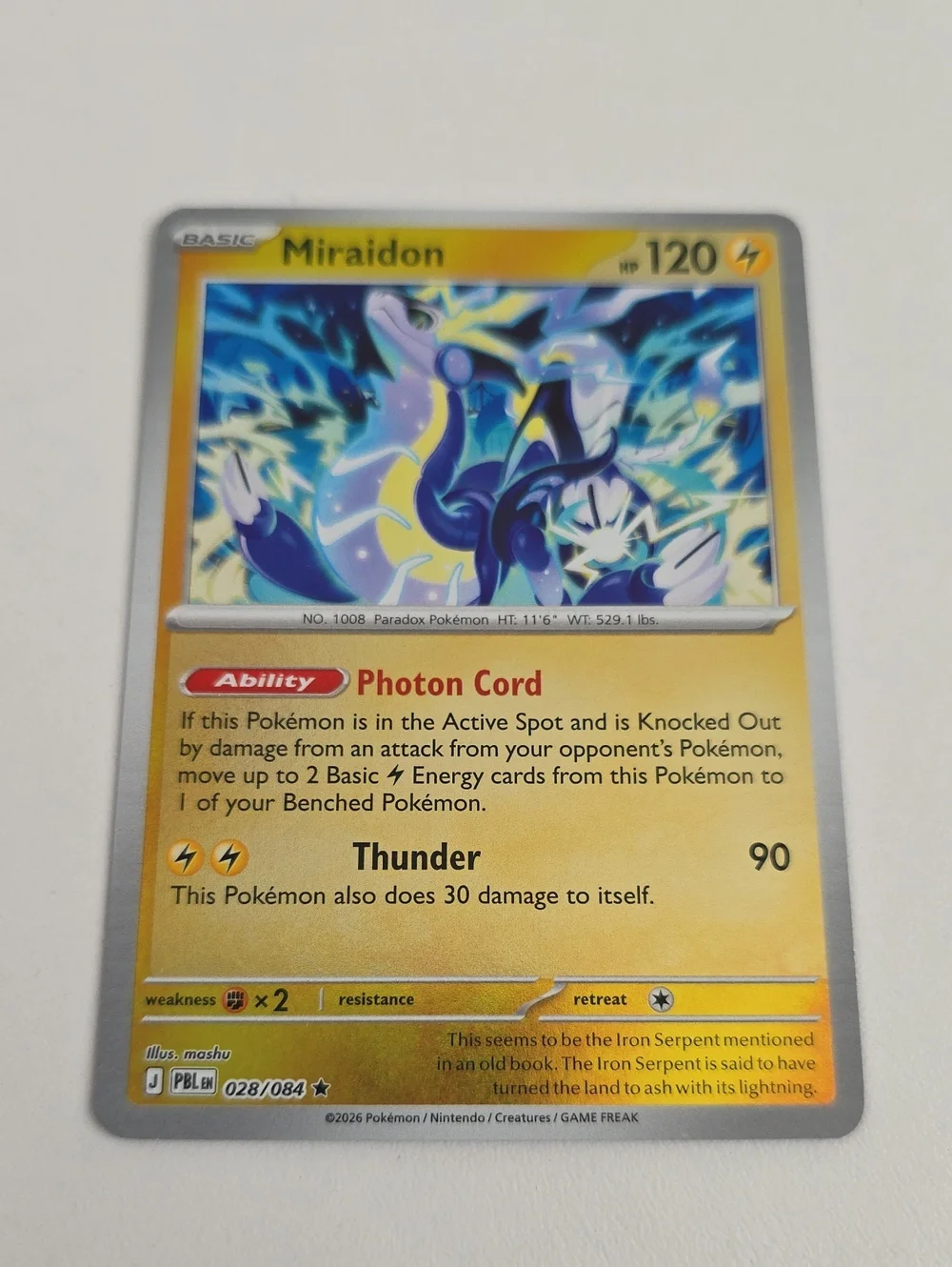 Pokemon Miraidon Trading Cards